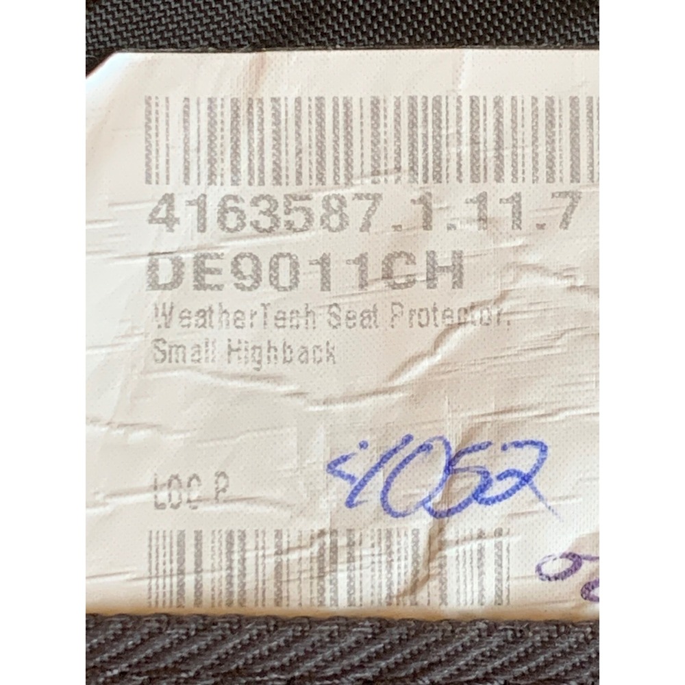 WeatherTech Rear Seat Protector Small Highback Dog Pet Car Bench Cover DE9011CH - Picture 9 of 13